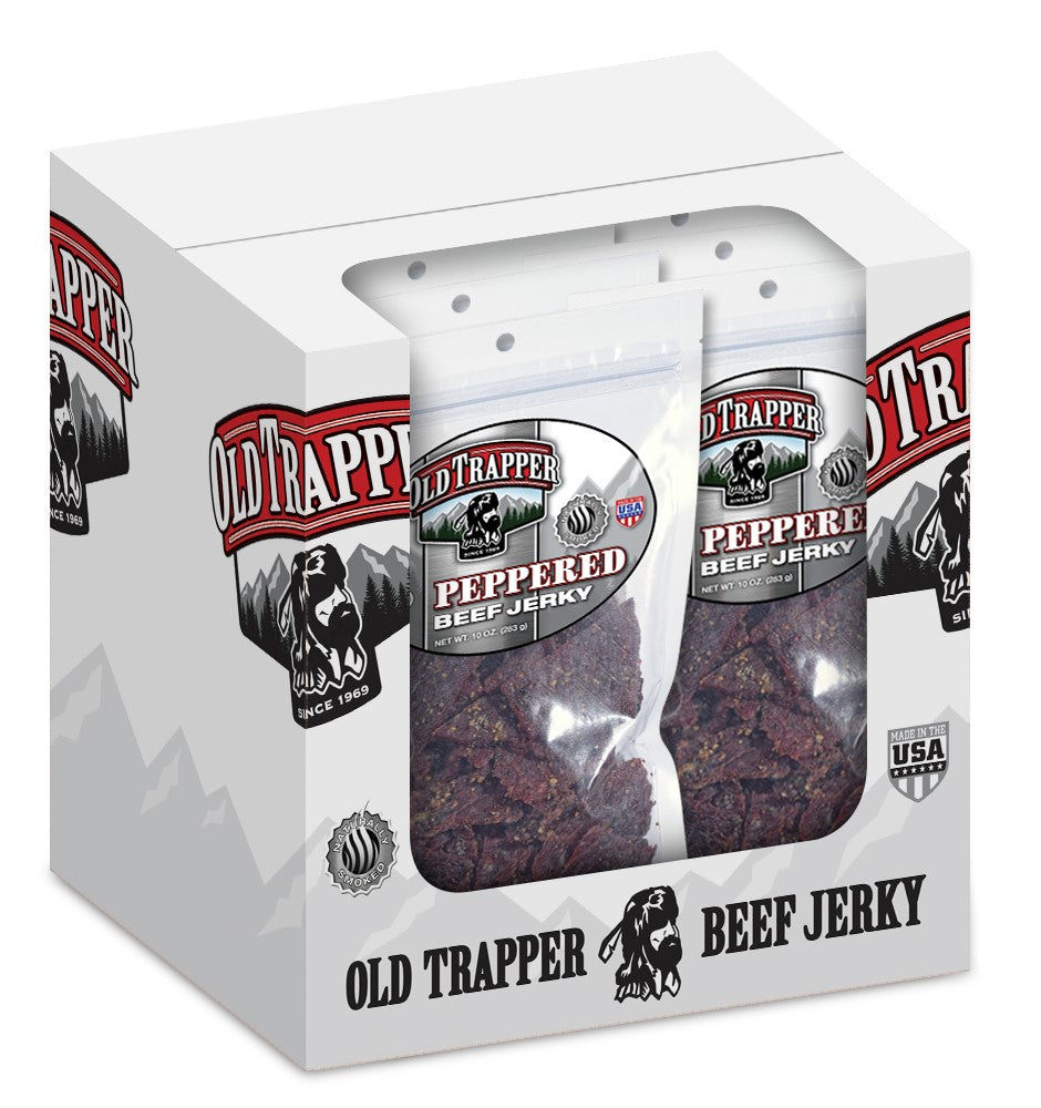 Traditional Style Beef Jerky Bags 10oz 12ct Pep