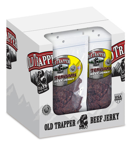 Traditional Style Beef Jerky Bags 10oz 12ct Teri