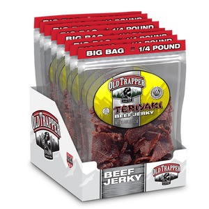 Traditional Style Beef Jerky Bags 4oz 8ct Teri